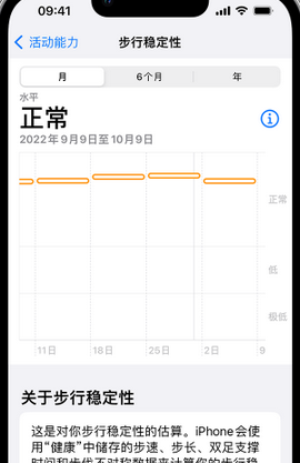 青神iPhone手机维修如何在iPhone开启'步行稳定性通知'