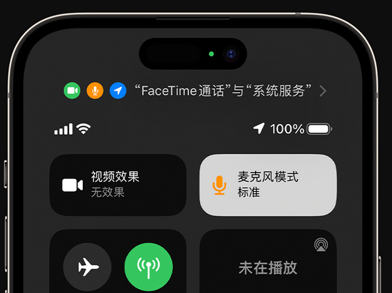 青神苹果授权维修网点分享iPhone在通话时让你的声音更清晰 