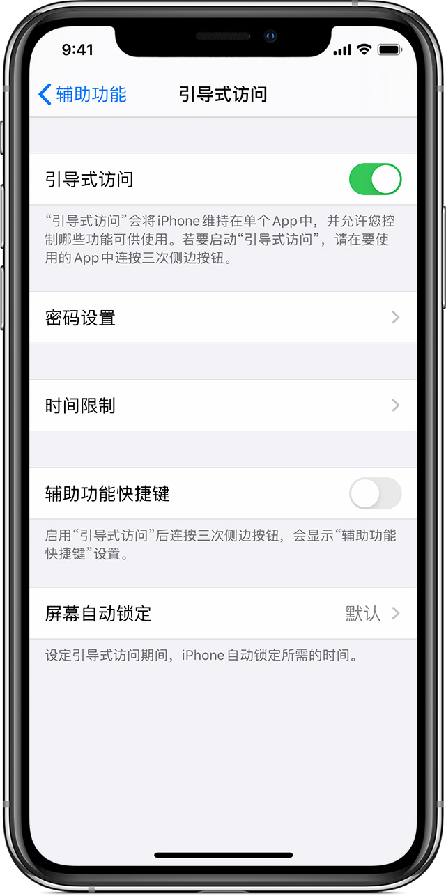 青神苹果手机维修分享如何在 iPhone 上退出引导式访问 