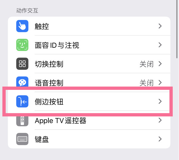 青神苹果14维修店分享iPhone14 Plus侧键双击下载功能关闭方法 